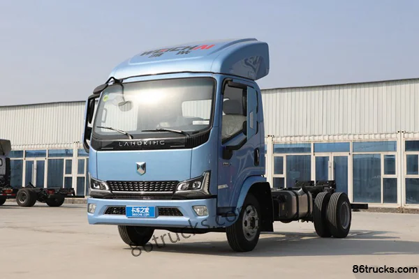 Lanqing Light Truck H Series 170 hp 4X2(6 wheels) 4.18m Single Row Stake Truck (Fast Gear 8-speed) Exterior (3) | 86Trucks