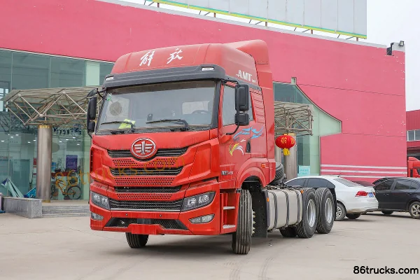 FAW Jiefang Qingdao Han VH Cold Region Edition 460 hp 6X4(10 wheels) CNG tractor truck Exterior (3) | 86Trucks