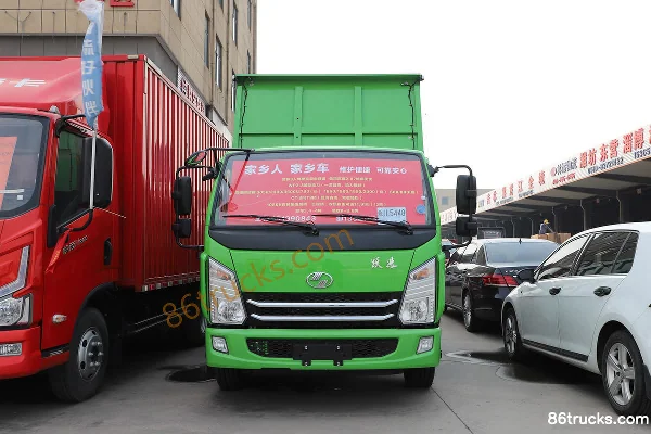 Yuejin Qilin X3 140 hp 4X2(6 wheels) 3.6m Single Row Dump Truck Exterior (2) | 86Trucks