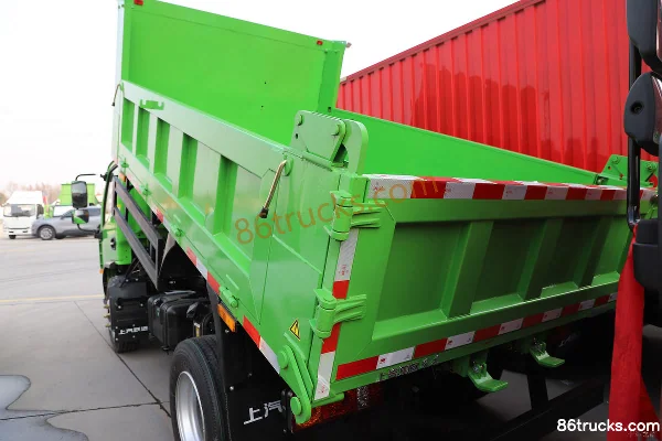 Yuejin Qilin X3 140 hp 4X2(6 wheels) 3.6m Single Row Dump Truck Body (3) | 86Trucks