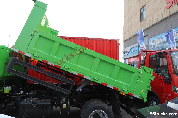 Yuejin Qilin X3 140 hp 4X2(6 wheels) 3.6m Single Row Dump Truck Body (2) | 86Trucks