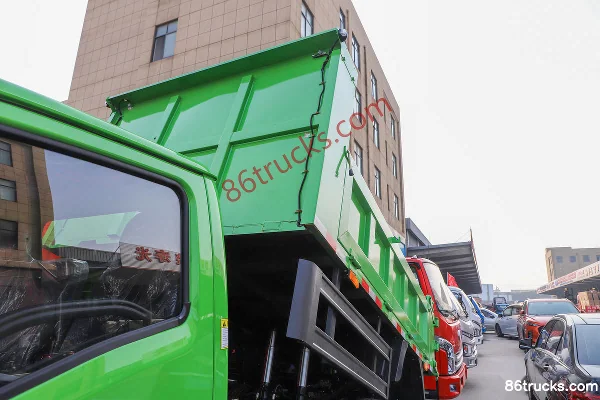 Yuejin Qilin X3 140 hp 4X2(6 wheels) 3.6m Single Row Dump Truck Body (1) | 86Trucks