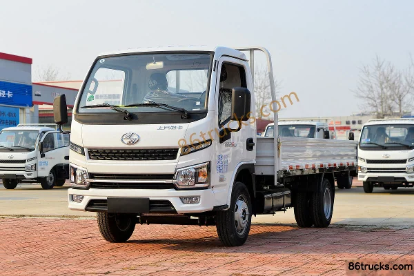Yuejin Fuxing S100Q 2L 150hp 4X2(6 wheels) Gasoline 4.2m single-row flatbed mini truck Exterior (3) | 86Trucks
