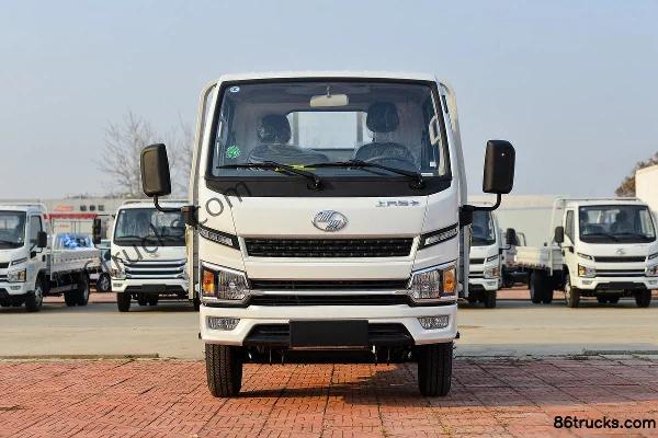Yuejin Fuxing S100Q 2L 150hp 4X2(6 wheels) Gasoline 4.2m single-row flatbed mini truck Exterior (2) | 86Trucks