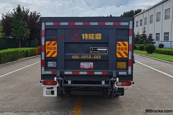 Lanqing Ling R 1.6L 122hp Gasoline 4X2(6 wheels) Barrel Garbage Transport Truck Exterior (3) | 86Trucks