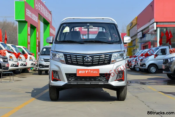 Changan Kuayue Xinbao T3 PLUS Flagship Edition 1.6L Gasoline 122 hp 4X2(6 wheels) Dongan 5-Speed Hydraulic Brake 2.52m Double Row Stake Truc