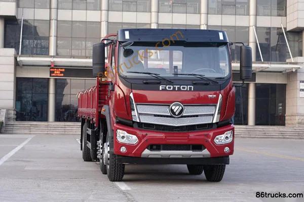 Foton Shenglong ES7 270 hp 8X2(10 wheels) 8.8m flatbed cargo truck (high roof double sleeper) Exterior (2) | 86Trucks