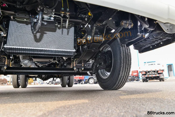 JAC Junling V3 Jinyuanbao 1.8L 130 hp 4X2(6 wheels) Gasoline 3.62m Semi-row Flatbed Light Truck Chassis (3) | 86Trucks