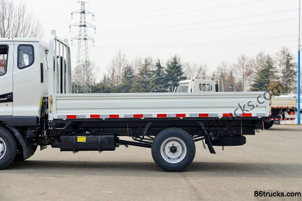 JAC Junling V3 Jinyuanbao 1.8L 130 hp 4X2(6 wheels) Gasoline 3.62m Semi-row Flatbed Light Truck Body (2) | 86Trucks