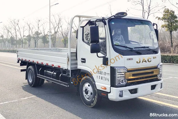 JAC Junling S3 Golden Ingot 140 hp 4X2(6 wheels) 3.7m Single Row Flatbed Light Truck Exterior