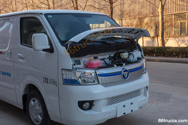 Tuyano Fengjing G7 2024 Commercial Edition 2-seat 5.34m electric long wheelbase flat roof panel van 50.23kWh Chassis (1) | 86Trucks