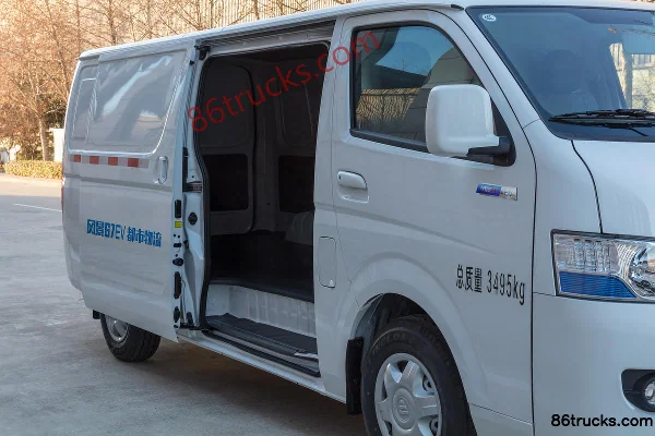 Tuyano Fengjing G7 2024 Commercial Edition 2-seat 5.34m electric long wheelbase flat roof panel van 50.23kWh Body (3) | 86Trucks