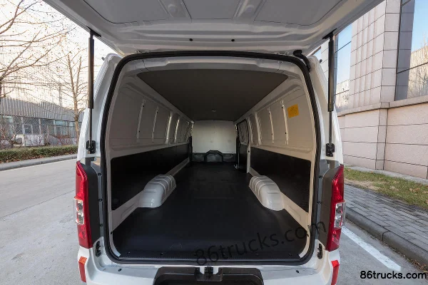Tuyano Fengjing G7 2024 Commercial Edition 2-seat 5.34m electric long wheelbase flat roof panel van 50.23kWh Body (1) | 86Trucks
