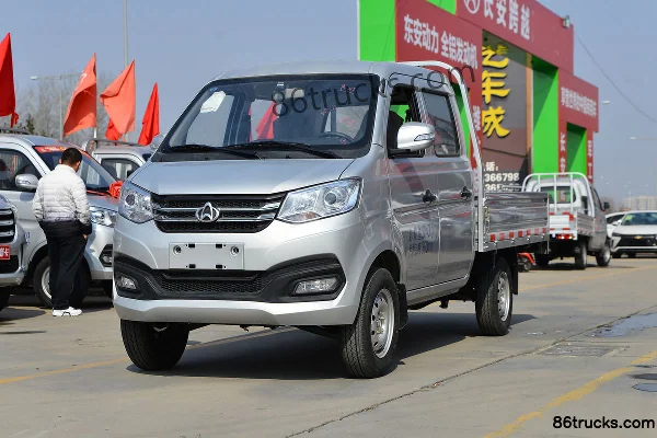 Changan Kuayue Wang X1 Luxury Edition 1.6L 122 hp 4X2(6 wheels) Gasoline 2.2m double-row flatbed mini truck (China VI) (single rear wheel) E