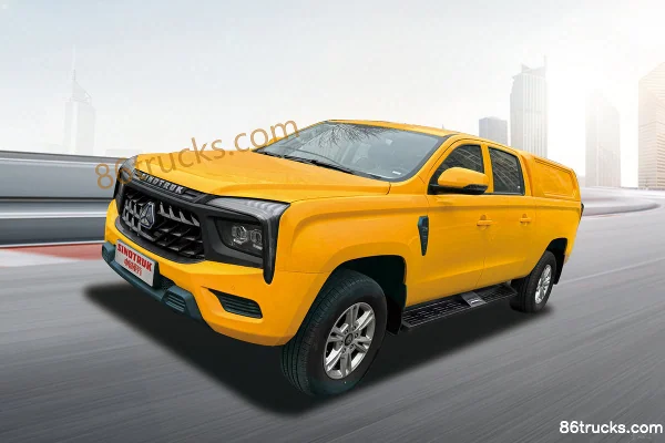 Sinotruk 2024 Zunhui Edition 2WD Long Wheelbase Double Row Pure Electric Van Pickup 70.18kWh Exterior