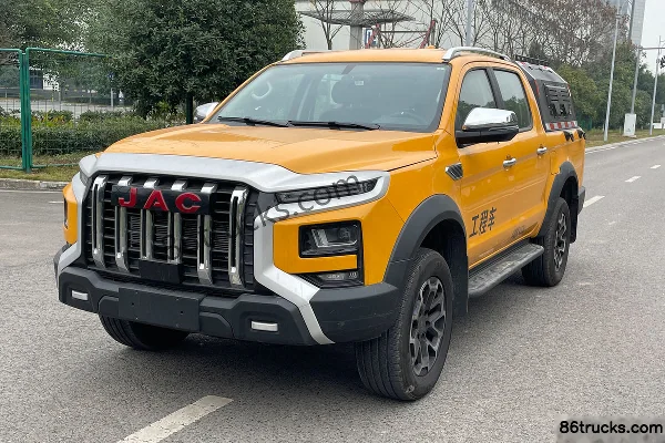 JAC Hantuo 2024 Official Edition 2.0T essence 231ch automatique 4x4(6 roues) double cabine pick-up fourgon standard Extérieur (3) | 86Trucks