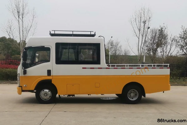 Qingling Isuzu KV100 2024 Édition Elite 120 ch 4X2(6 roues) 2,52 m Camion de chantier Extérieur (3) | 86Trucks