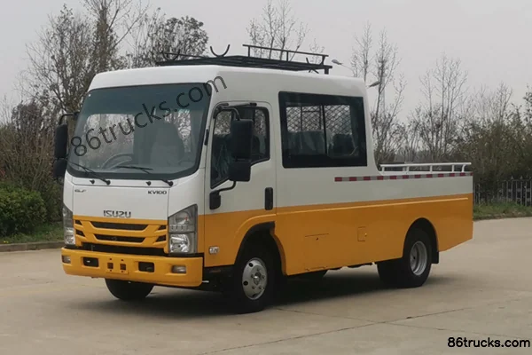 Qingling Isuzu KV100 2024 Édition Elite 120 ch 4X2(6 roues) 2,52 m Camion de chantier Extérieur (2) | 86Trucks