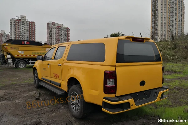 Qingling Isuzu Daka TAGA 2026 Super Luxury Edition Electric Extended Van Engineering Pickup Truck Exterior (3) | 86Trucks