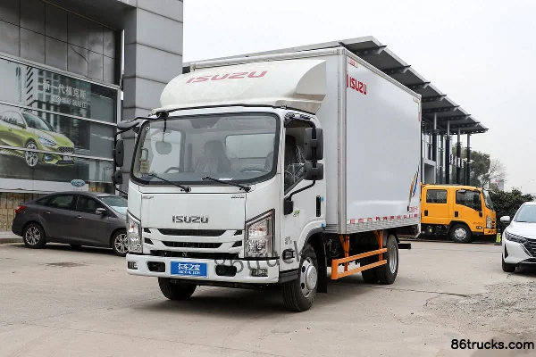 Jiangxi Isuzu Wing Release EC7 Standard Edition 116hp 4X2(6 wheels) 4.2m single-row van light truck (hydraulic brake) Exterior (3) | 86Truck