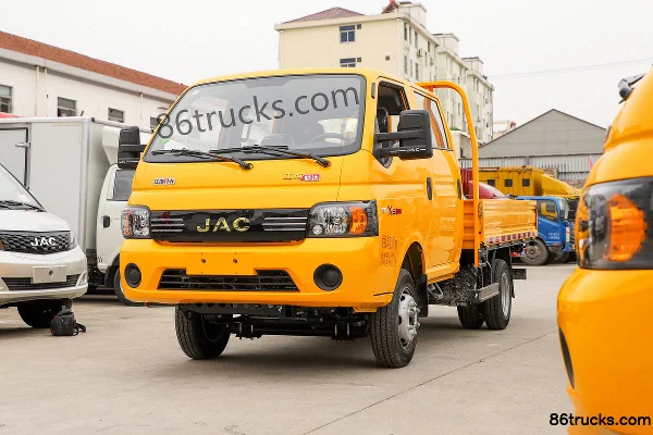 JAC Kaida X6 120 ch 4X2(6 roues) mini camion à ridelles, plateau 2,75 m, cabine double Extérieur (3) | 86Trucks