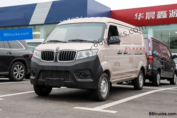 Jinbei Xiaohai Shi X30 110hp 1.5L Gasoline 2-Seat Enclosed Cargo Van Exterior (3) | 86Trucks
