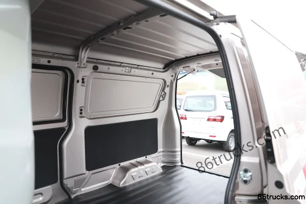 Jinbei Xiaohai Shi X30 110hp 1.5L Gasoline 2-Seat Enclosed Cargo Van Body (2) | 86Trucks