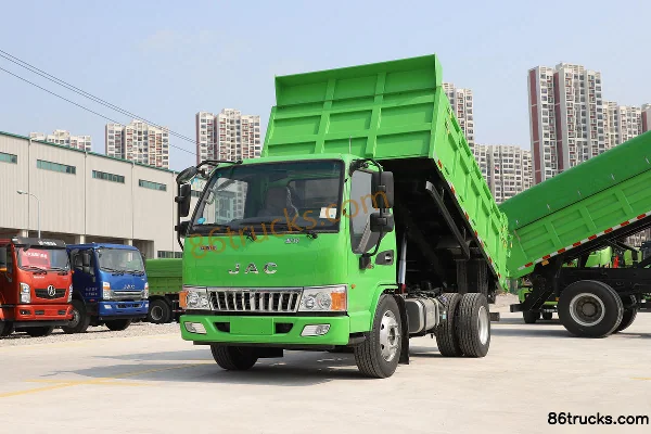JAC Junling 130 hp 4X2(6 wheels) 3.3m half-row dump truck Exterior (3) | 86Trucks