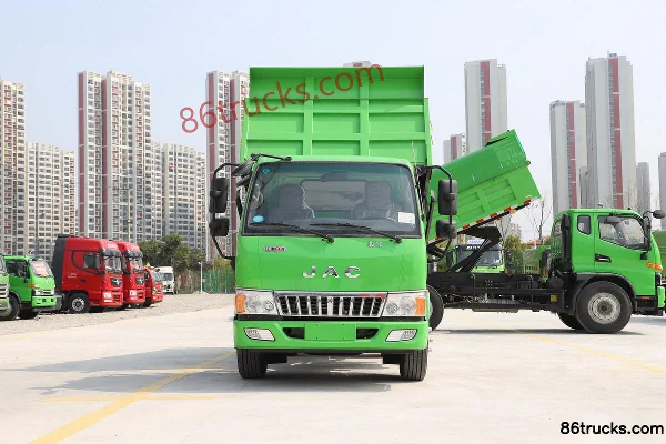 JAC Junling 130 hp 4X2(6 wheels) 3.3m half-row dump truck Exterior (2) | 86Trucks