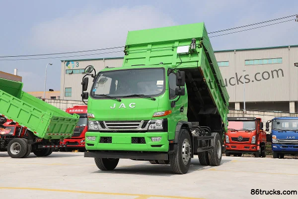 JAC Junling G6 160 ch 4X2(6 roues) 3,8 m benne basculante à cabine demi-avancée (China VI) Extérieur (3) | 86Trucks