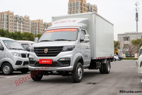 SRM Jinka S6 1.6L 123hp 4X2(6 wheels) gasoline 3.69m single-row van mini truck Exterior (3) | 86Trucks