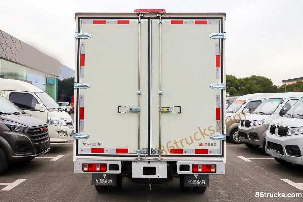 SRM Jinka S6 1.6L 123hp 4X2(6 wheels) gasoline 3.69m single-row van mini truck Body (3) | 86Trucks
