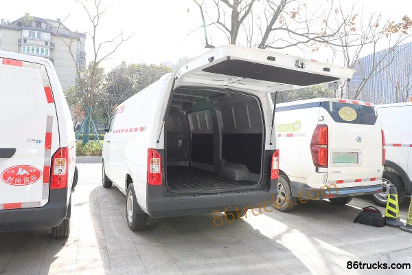 Karry Jiangtun E6 2023 Wide Comfort Edition 2-Seat Pure Electric Panel Van Guoxuan High-Tech 40.55kWh Cargo Box (1) | 86Trucks