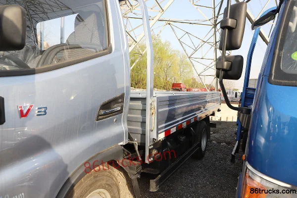 JAC Junling Jinyuanbao 95ch 4X2(6 roues) 3.7m single-row flatbed light truck Carrosserie (1) | 86Trucks