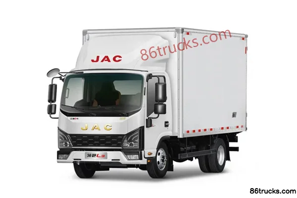 JAC Lingpao L3 129 ch 4X2(6 roues) camion fourgon cabine avec couchette 3,85 m Extérieur (2) | 86Trucks