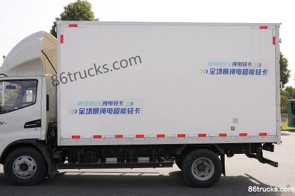 JAC Shuailing EV5 4,5T 4,15 m cabine simple camion léger utilitaire électrique pur 81,14 kWh 4X2(6 roues) Carrosserie (2) | 86Trucks