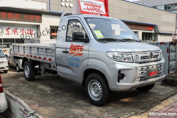 Dongfeng Chuangfu Niuka 2026 Super Luxury 1.6L Gasoline 122 hp 4X2(6 wheels) Hydraulic Brake 3.3m Single Row Flatbed Mic