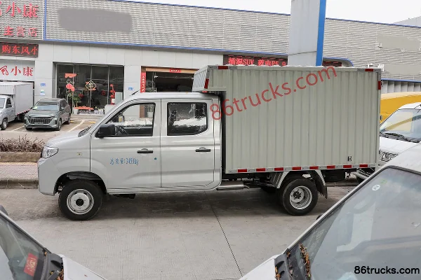 Dongfeng D72 LV1 2.0L 142hp 4X2(6 wheels) Gasoline 2.61m Double Row Van Truck (China VI) Exterior (3) | 86Trucks