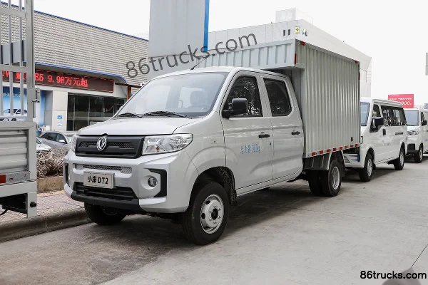 Dongfeng D72 LV1 2.0L 142hp 4X2(6 wheels) Gasoline 2.61m Double Row Van Truck (China VI) Exterior (2) | 86Trucks