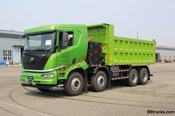 BYD T31 31T 8X4(12 wheels) 5.6m Pure Electric Dump Truck 355kWh Exterior (3) | 86Trucks