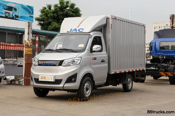 JAC Micro Truck Duomi 2.84T 3.035m Single Row Pure Electric Box Micro Truck 42kWh 4X2(6 wheels) Exterior (3) | 86Trucks
