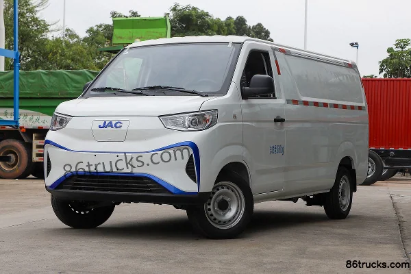 JAC Lanmao M1 2023 Guoxuan Flagship Edition 2.7T 2-Seat 4.745m Pure Electric Van Truck 40.55kWh Exterior (3) | 86Trucks