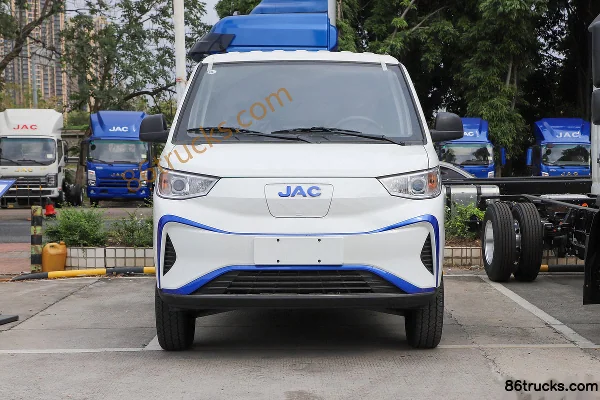 JAC Lanmao M1 2023 Guoxuan Flagship Edition 2.7T 2-Seat 4.745m Pure Electric Van Truck 40.55kWh Exterior (2) | 86Trucks