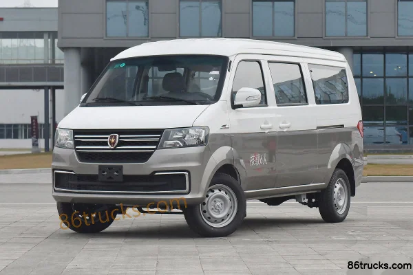 Jinbei Xiaohaishi X30 2024 Fortune Edition 110 hp 1.5L Gasoline 5/6/7-Seat Microvan Exterior (3) | 86Trucks