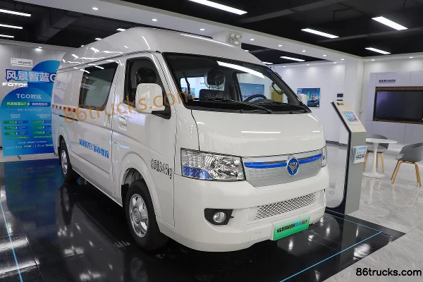 Tuyano Fengjing G7 2024 model 5-seat 5.34m electric long-wheelbase high-roof panel van Exterior