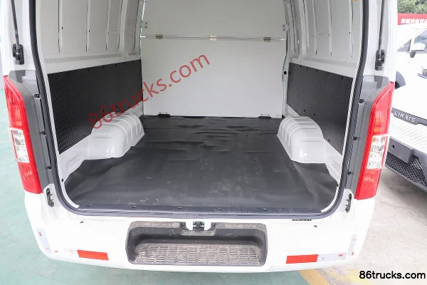 Tuyano Fengjing G7 2024 Commercial Edition 5-Seat Pure Electric Long Wheelbase Flat Roof Panel Van CATL 53.58kWh Cargo Box (2) | 86Trucks