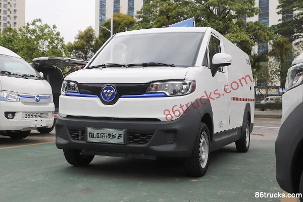 Tuyano Qian Duo Duo 4.995m Electric Panel Van Yiwei 41.86kWh Exterior (3) | 86Trucks
