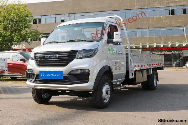 SRM Jinka S6 Standard Edition 2L 130 hp 4X2(6 wheels) CNG 3.855m Single Row Flatbed Mini Truck Exterior (3) | 86Trucks