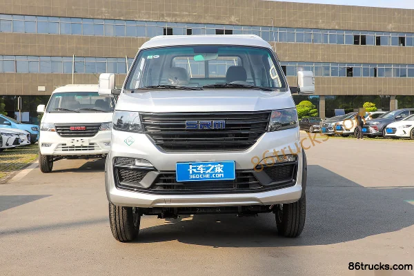 SRM Jinka S6 Standard Edition 2L 130 hp 4X2(6 wheels) CNG 3.855m Single Row Flatbed Mini Truck Exterior (2) | 86Trucks