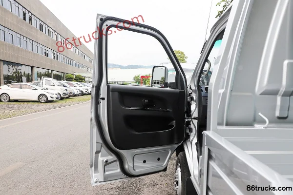 SRM Jinka S6 Standard Edition 2L 130 hp 4X2(6 wheels) CNG 3.855m Single Row Flatbed Mini Truck Cab (1) | 86Trucks